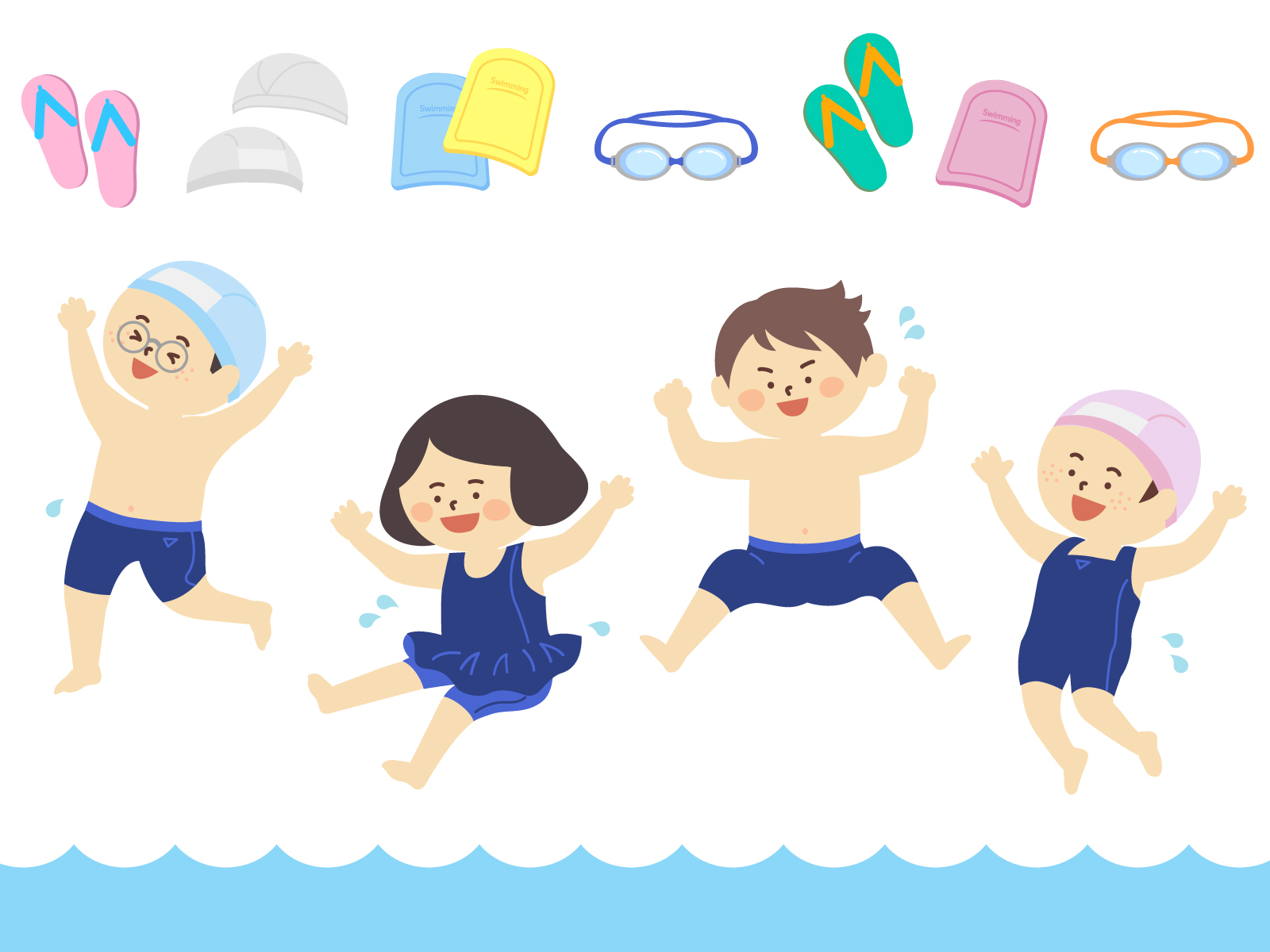 小学校（しょうがっこう）の 水泳（すいえい）の じゅぎょうについて～水泳カードの 書き方（かきかた）動画（どうが）あります～